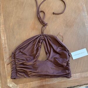 Streetwear Society Chocolate Halter Top